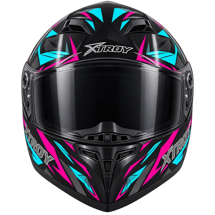 Capacete frontal real para teste AR